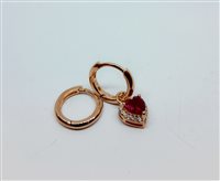 Orecchini Venerio Donna in Argento Zircone OR ES KE6362 R - OR ES KE6362 R
